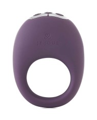 JE JOUE MIO ANILLO PARA EL PENE VIBRADOR FUERTE Y FLEXIBLE MORADO