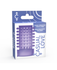 CASUAL LOVE RING FUNDA PENE VIBRADOR LILA