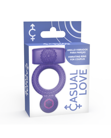 CASUAL LOVE RING DOUBLE PLEASURE ANILLO LILA