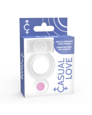 CASUAL LOVE RING DOUBLE PLEASURE ANILLO TRANSPARENTE