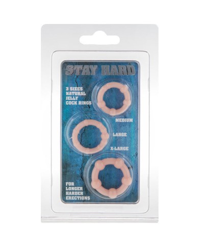 SEVEN CREATIONS JUEGO TRES ANILLOS PENE SKIN