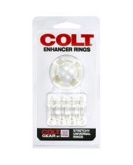CALEXOTICS COLT ENHANCER RINGS ANILLOS PARA EL PENE TRANSPARENTES