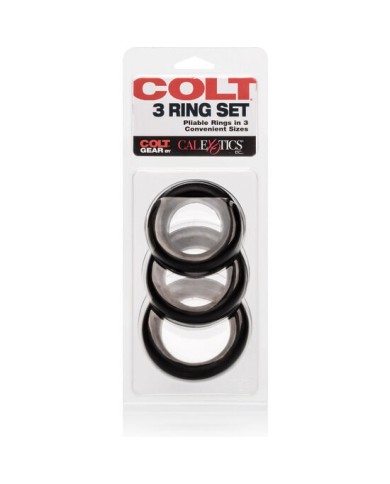 CALEXOTICS COLT SET 3 ANILLOS PENE Y TESTICULOS