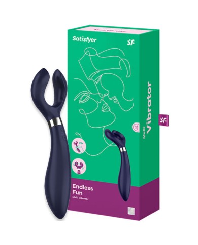 SATISFYER ENDLESS FUN MULTI VIBRADOR 3 AZUL