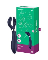 SATISFYER ENDLESS FUN MULTI VIBRADOR 3 AZUL