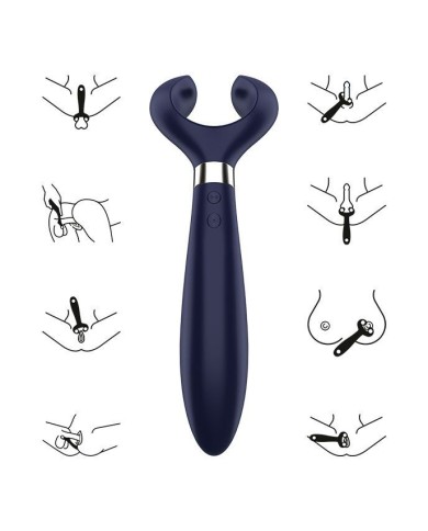 SATISFYER ENDLESS FUN MULTI VIBRADOR 3 AZUL