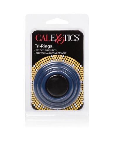CALEXOTICS SET TRES ANILLAS AZUL ERECCION