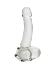 CALEXOTICS ANILLO DE SILICONA CON CUENTAS DE ACERO TALLA XL