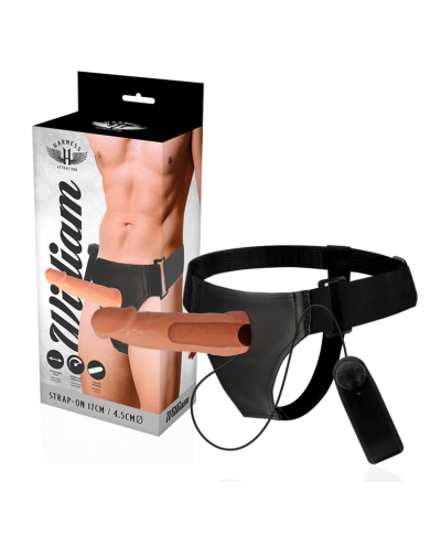 HARNESS ATTRACTION ARNES HUECO WILLIAN CON VIBRADOR 17 CM O 45 CM