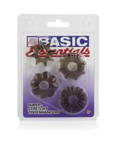 CALEXOTICS BASIC SET 4 ANILLAS PENE TPR