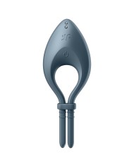 SATISFYER BULLSEYE ANILLO VIBRADOR APP GRIS
