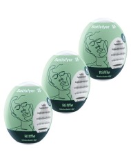 SATISFYER 3 HUEVOS MASTURBADORES RIFFLE