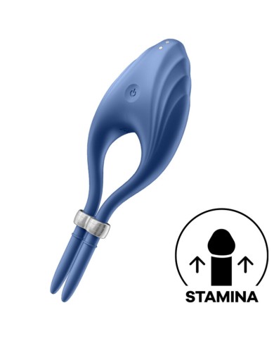 SATISFYER DUELIST ANILLO VIBRADOR GRIS