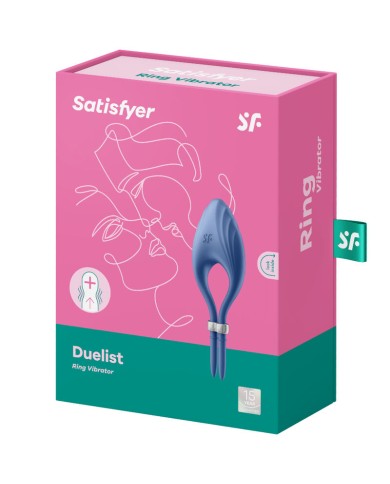 SATISFYER DUELIST ANILLO VIBRADOR GRIS