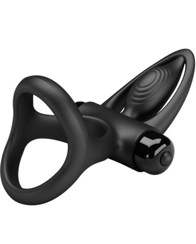PRETTY LOVE ANILLO VIBRADOR 10 VIBRACIONES SILICONA NEGRO PRETTY LOVE ANILLO VIBRADOR 10 VIBRACIONES SILICONA NEGRO