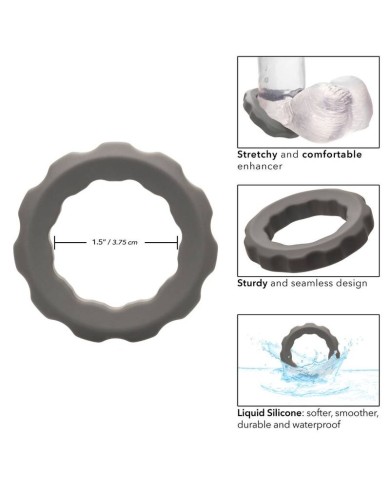 CALEXOTICS ALPHA ERECT RING GRIS