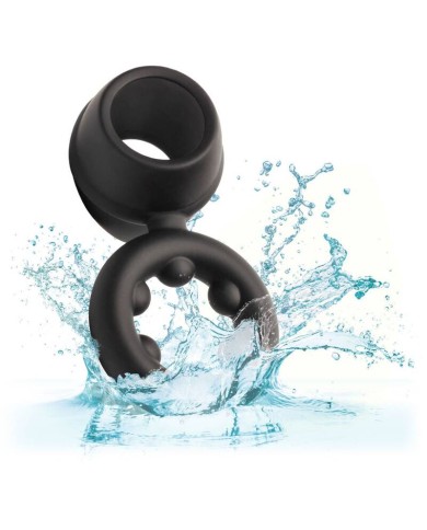 CALEXOTICS ALPHA DUAL MAGNUM RING NEGRO