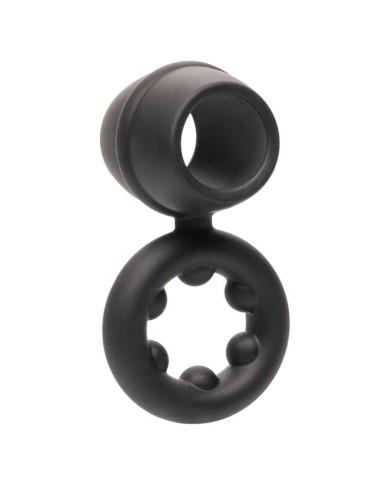 CALEXOTICS ALPHA DUAL MAGNUM RING NEGRO