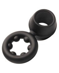 CALEXOTICS ALPHA DUAL MAGNUM RING NEGRO