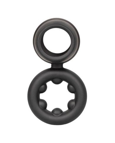 CALEXOTICS ALPHA DUAL MAGNUM RING NEGRO