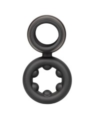 CALEXOTICS ALPHA DUAL MAGNUM RING NEGRO