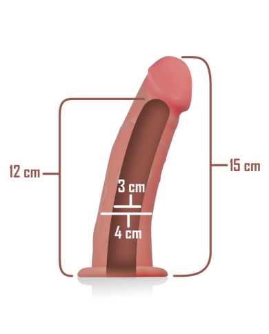 INTENSE ARNES HUECO CON DILDO 16 X 3 CM