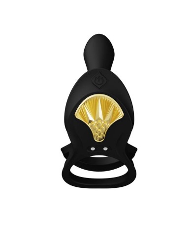 ZALO BAYEK ANILLO VIBRADOR CONTROL REMOTO PAREJAS NEGRO