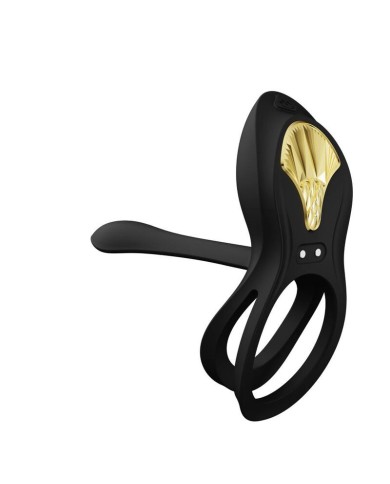ZALO BAYEK ANILLO VIBRADOR CONTROL REMOTO PAREJAS NEGRO