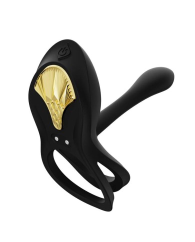 ZALO BAYEK ANILLO VIBRADOR CONTROL REMOTO PAREJAS NEGRO