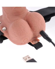 FETISH FANTASY SERIES ARNES AJUSTABLE PENE REALISTICO CON TESTICULOS RECARGABLE Y VIBRADOR 178 CM