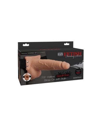 FETISH FANTASY SERIES ARNES AJUSTABLE PENE REALISTICO CON TESTICULOS SQUIRTING 19 CM