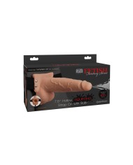 FETISH FANTASY SERIES ARNES AJUSTABLE PENE REALISTICO CON TESTICULOS SQUIRTING 19 CM
