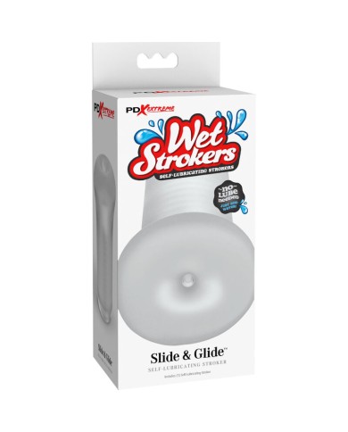FETISH FANTASY EXTREME MASTURBADOR MASCULINO SILICONA SLIDE GLIDE TRANSPARENTE