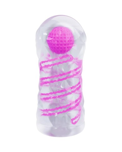 PRETTY LOVE MASTURBADOR MASCULINO FANTASY ESPIRAL INTERNA Y BOLAS TRANSPARENTE