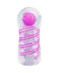PRETTY LOVE MASTURBADOR MASCULINO FANTASY ESPIRAL INTERNA Y BOLAS TRANSPARENTE
