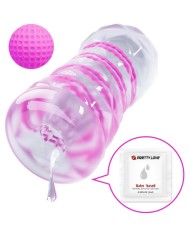 PRETTY LOVE MASTURBADOR MASCULINO FANTASY ESPIRAL INTERNA Y BOLAS TRANSPARENTE