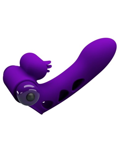 PRETTY LOVE ORLANDO FUNDA DE DEDO VIBRADOR MORADO