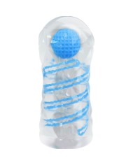 PRETTY LOVE MASTURBADOR PEQUENO CON ESPIRALES AZUL