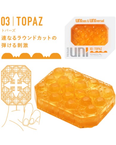 TENGA UNI VARIETY MASTURBADOR DEDAL PACK 4 UDS