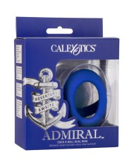 CALEXOTICS ADMIRAL COCK BALL DOBLE ANILLO AZUL