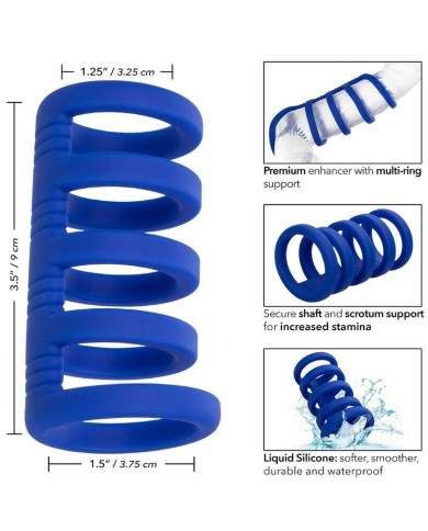 CALEXOTICS ADMIRAL JAULA XTREME PARA PENE AZUL