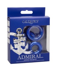 CALEXOTICS ADMIRAL SET 3 ANILLOS PARA PENE AZUL