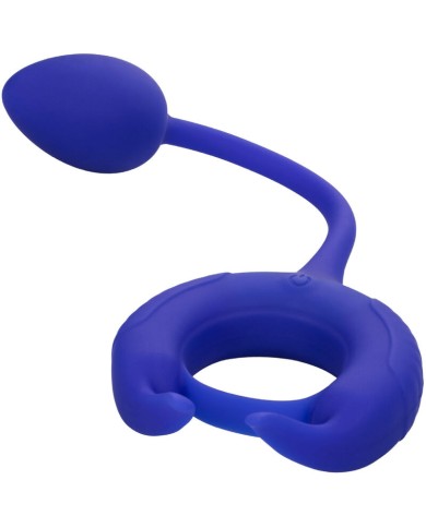 CALEXOTICS ADMIRAL ANILLO CON PESO PARA PENE AZUL