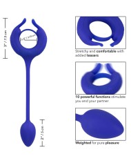 CALEXOTICS ADMIRAL ANILLO CON PESO PARA PENE AZUL