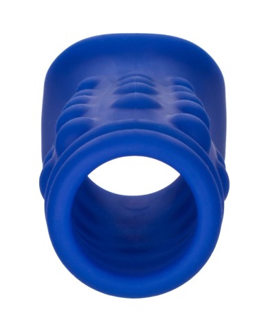 CALEXOTICS ADMIRAL BEADED FUNDA PENE SILICONA LIQUIDA AZUL