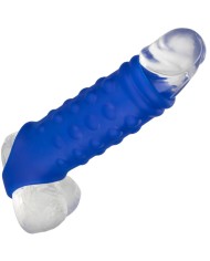 CALEXOTICS ADMIRAL BEADED FUNDA PENE SILICONA LIQUIDA AZUL
