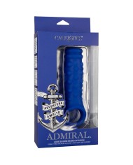 CALEXOTICS ADMIRAL BEADED FUNDA PENE SILICONA LIQUIDA AZUL