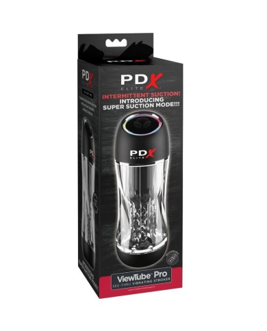 PDX ELITE MASTURBADOR STROKER VIEWTUBE PRO VIBRADOR TRANSPARENTE PDX ELITE MASTURBADOR STROKER VIEWTUBE PRO VIBRADOR TRANSPARENTE
