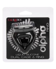 CALEXOTICS ALPHA ANILLO DE JAULA DOBLE NEGRO
