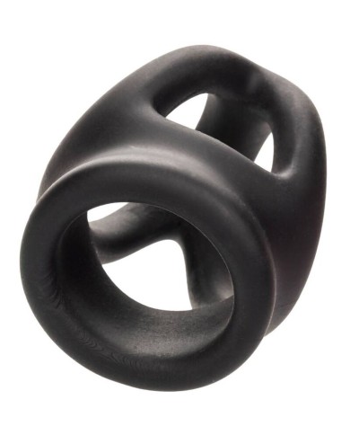 CALEXOTICS ALPHA ANILLO DE JAULA DOBLE NEGRO